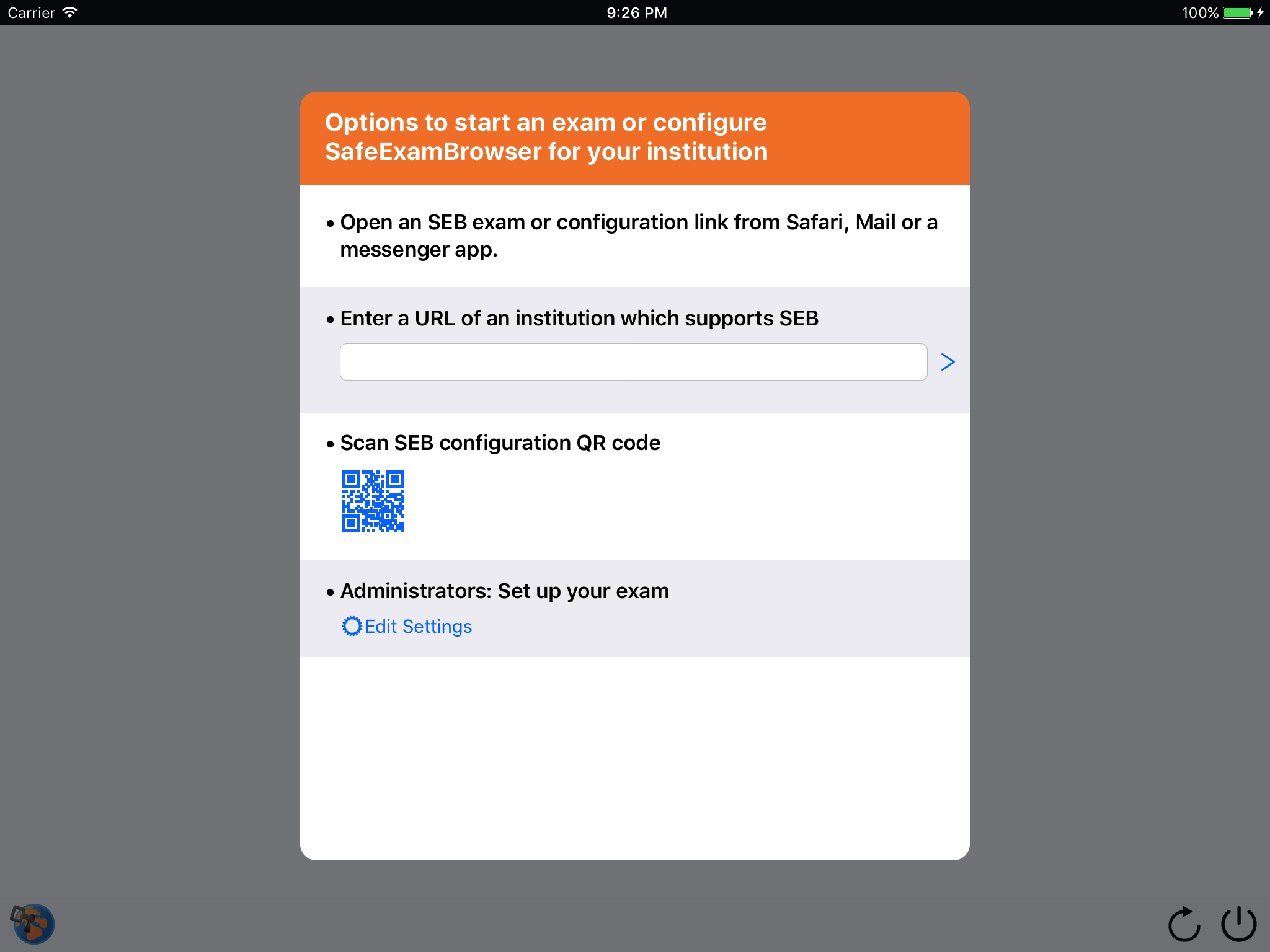 Safe Exam Browser Ios User Manual